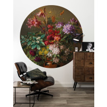 KEK Wallpaper Circle, Golden Age Flowers diameter van 142,5 of 190cm-8719743888395-20