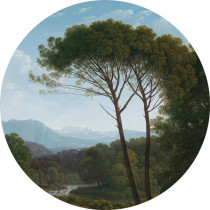 KEK Wallpaper Circle, Golden Age Landscape diameter van 142,5 of 190 cm-8719743885387-20