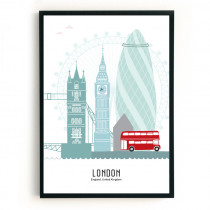 Mevrouw Emmer Poster Londen B2 kleur-1000000000000000-20