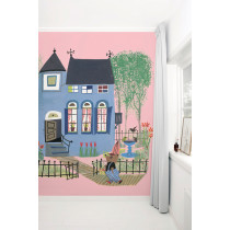 KEK Amsterdam fotobehang Beer voor het Blauwe Huis, roze-8718754016292-20