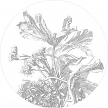 KEK Wallpaper Circle, Engraved Flowers, ø 142,5 cm-8719743888234-20