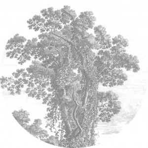 KEK Wallpaper Circle, Engraved Tree diameter van 142,5 of 190 cm-8719743885486-20