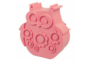 Blafre lunchbox uil roze (rond model met vakverdeling)-7090015487913-20